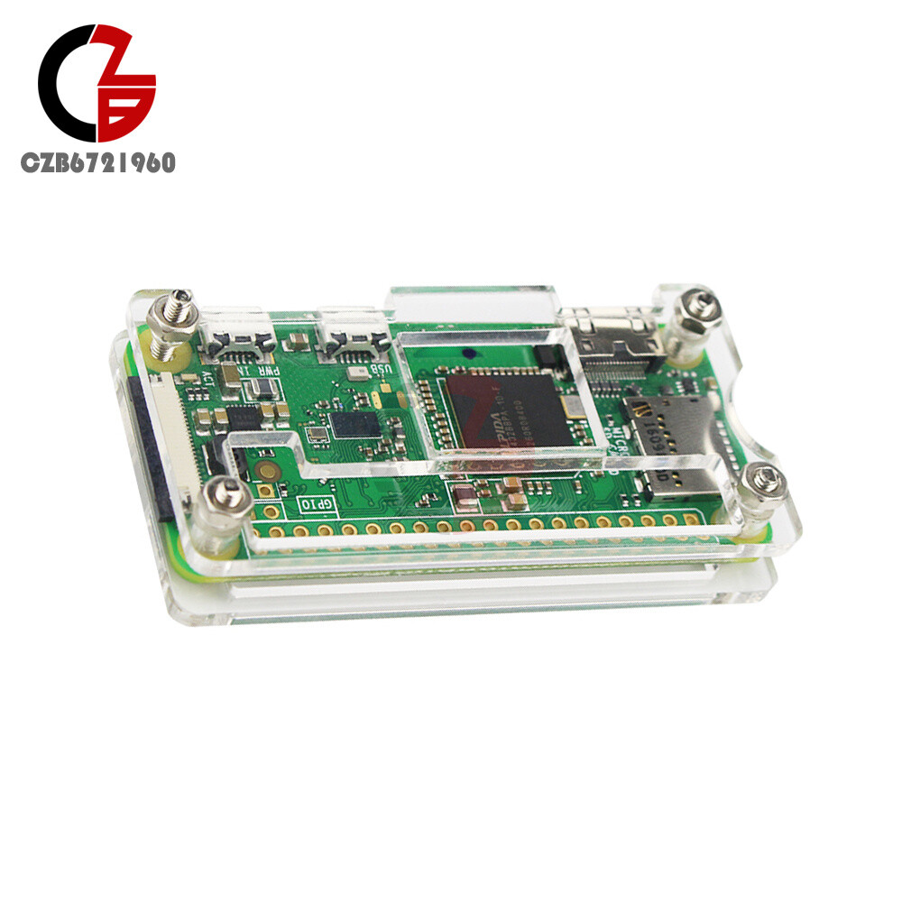 1.3/2/W/WH Acrylic Case Box Protector Shell & Heat SinK for Raspberry Pi Zero