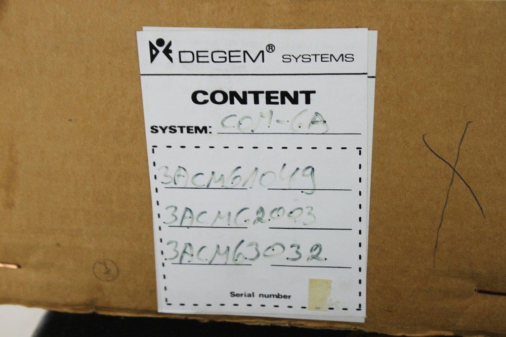 DEGEM SYSTEMS UNITCOM 6A PROCESSING MULTIPLEXING SYNCHRONIZATION CIRCUITS