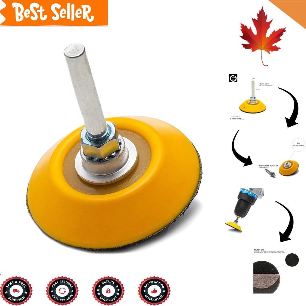 Versatile Hook and Loop Backing Pad - Universal Drill Attachment - 2 inch / 50mm