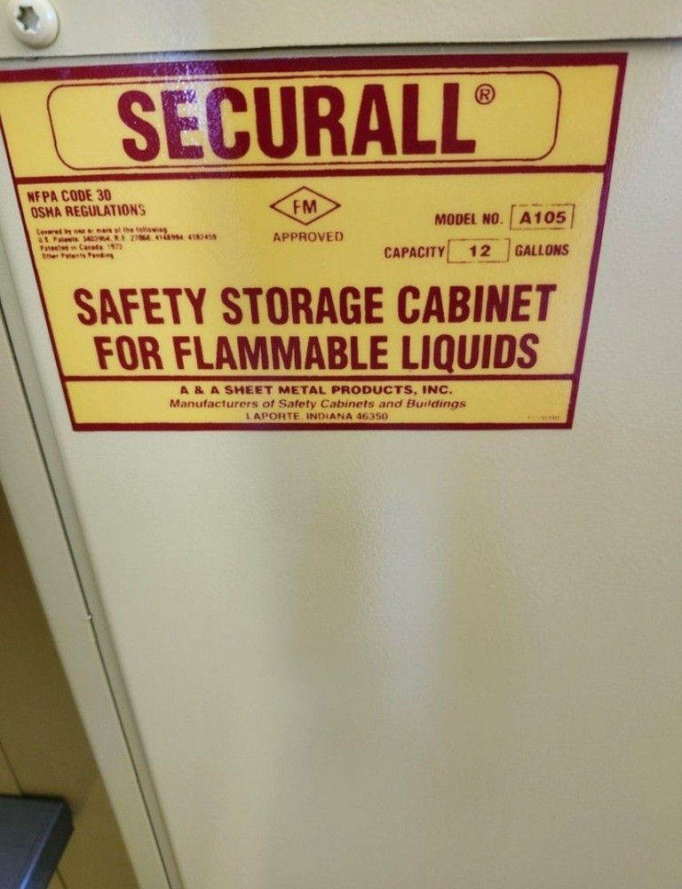 Securall Safety Flammable Storage Cabinet