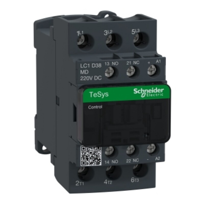 1pcs Schneider LC1D38MDC 220VDC contactor 3Poles 38A