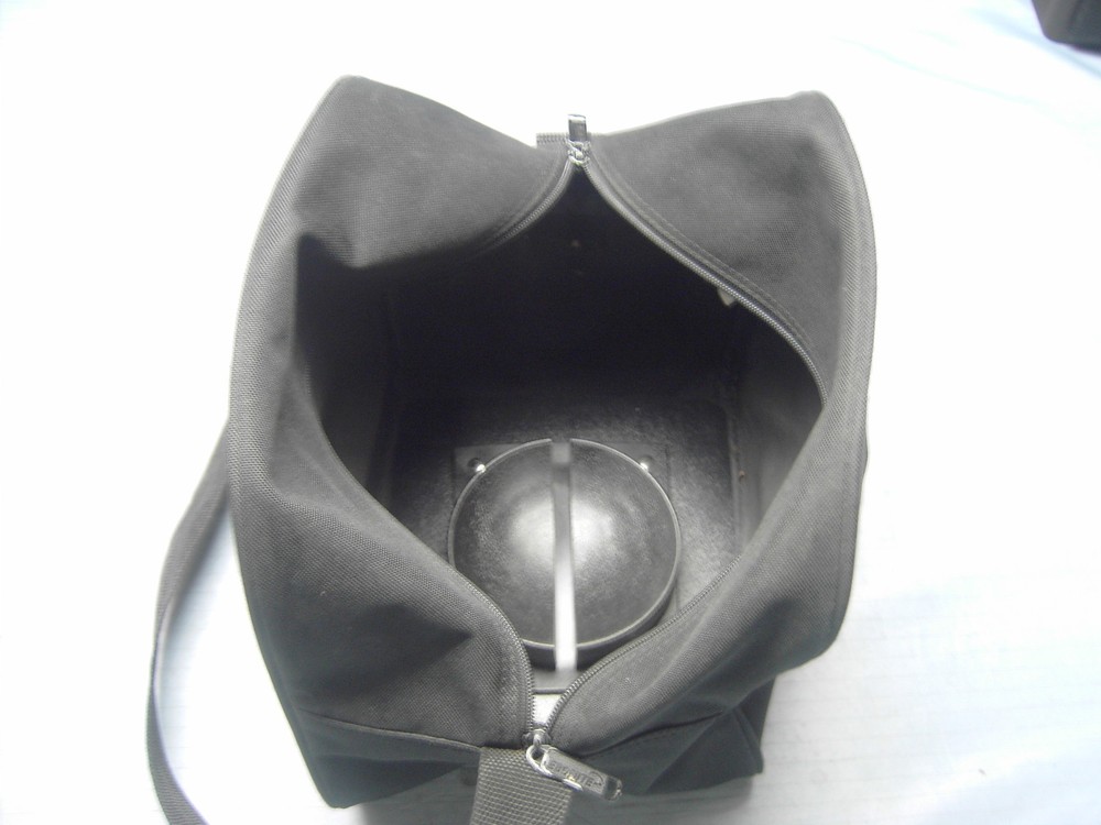 Ebonite One Ball Black Bowling Bag with Strap