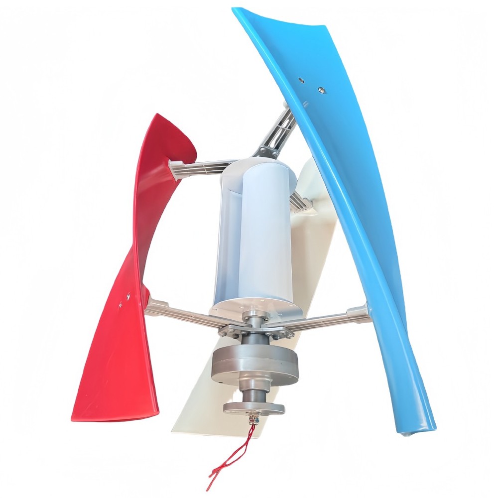 3000W Helix Vertical Wind Turbine Generator & MPPT Controller Windmill 12V/24V