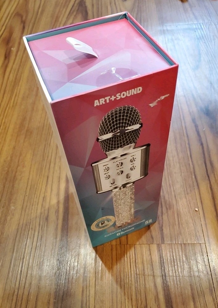 Bluetooth Glitter Karaoke Microphone-brand New