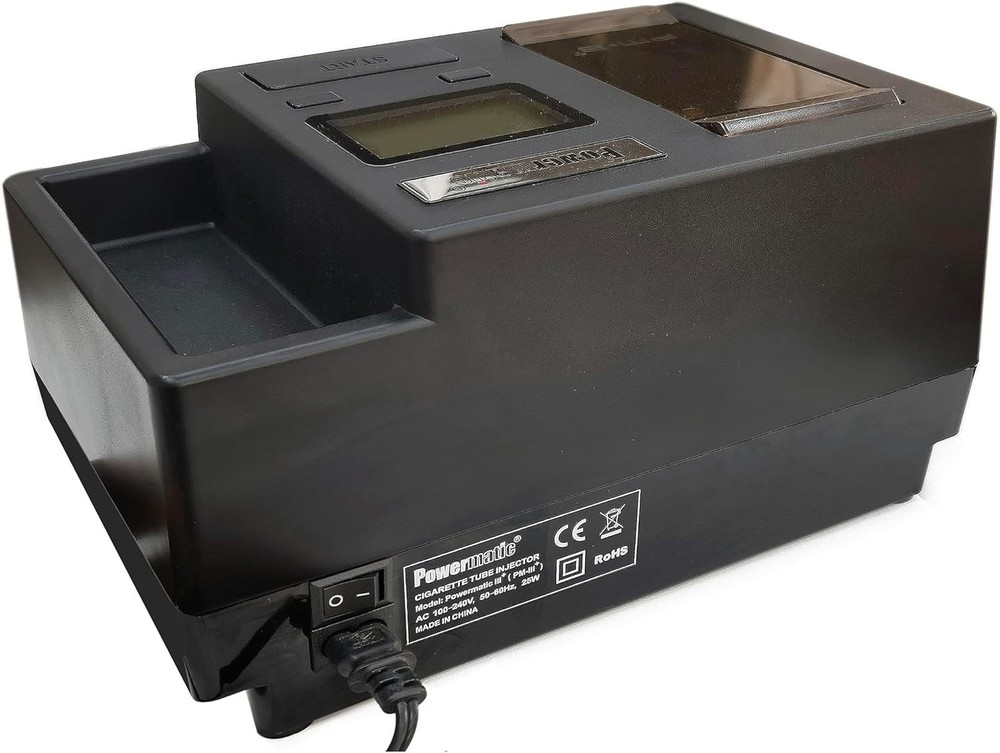 Sleek Digital Cigarette Maker with Automatic Jam Protection - 110V Convenience