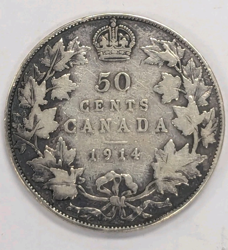 1914-CANADA HALF DOLLAR -#T213