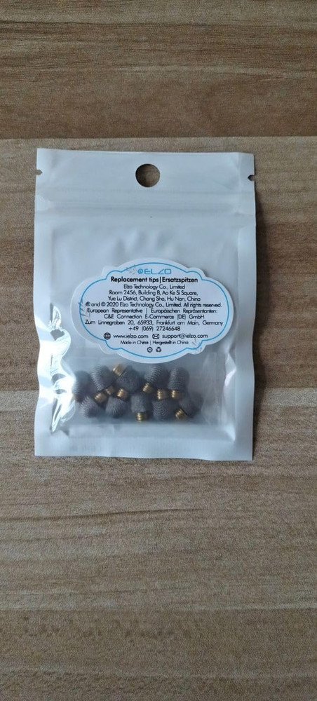 Elzo Replacement Fiber Tips, Pack of 10 Stylus Replaceable Mesh Tips
