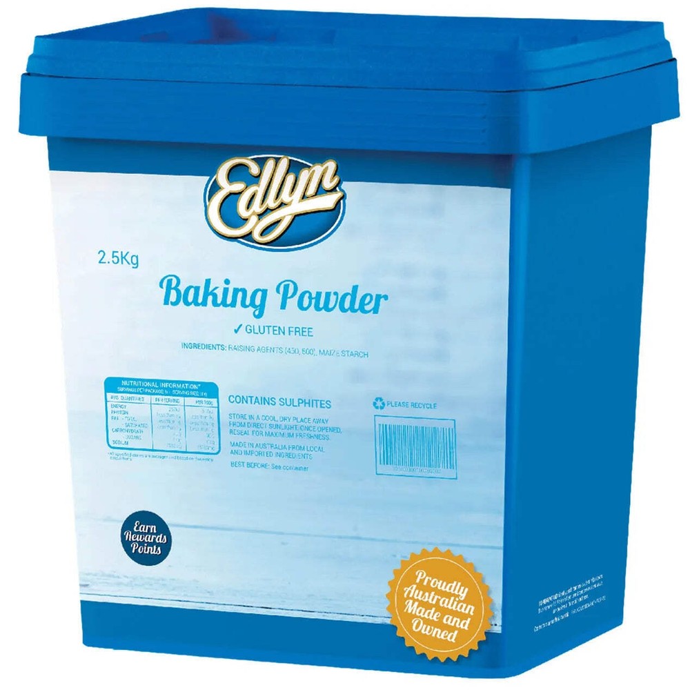 NEW Edlyn Baking Powder 2.5kg Bulk