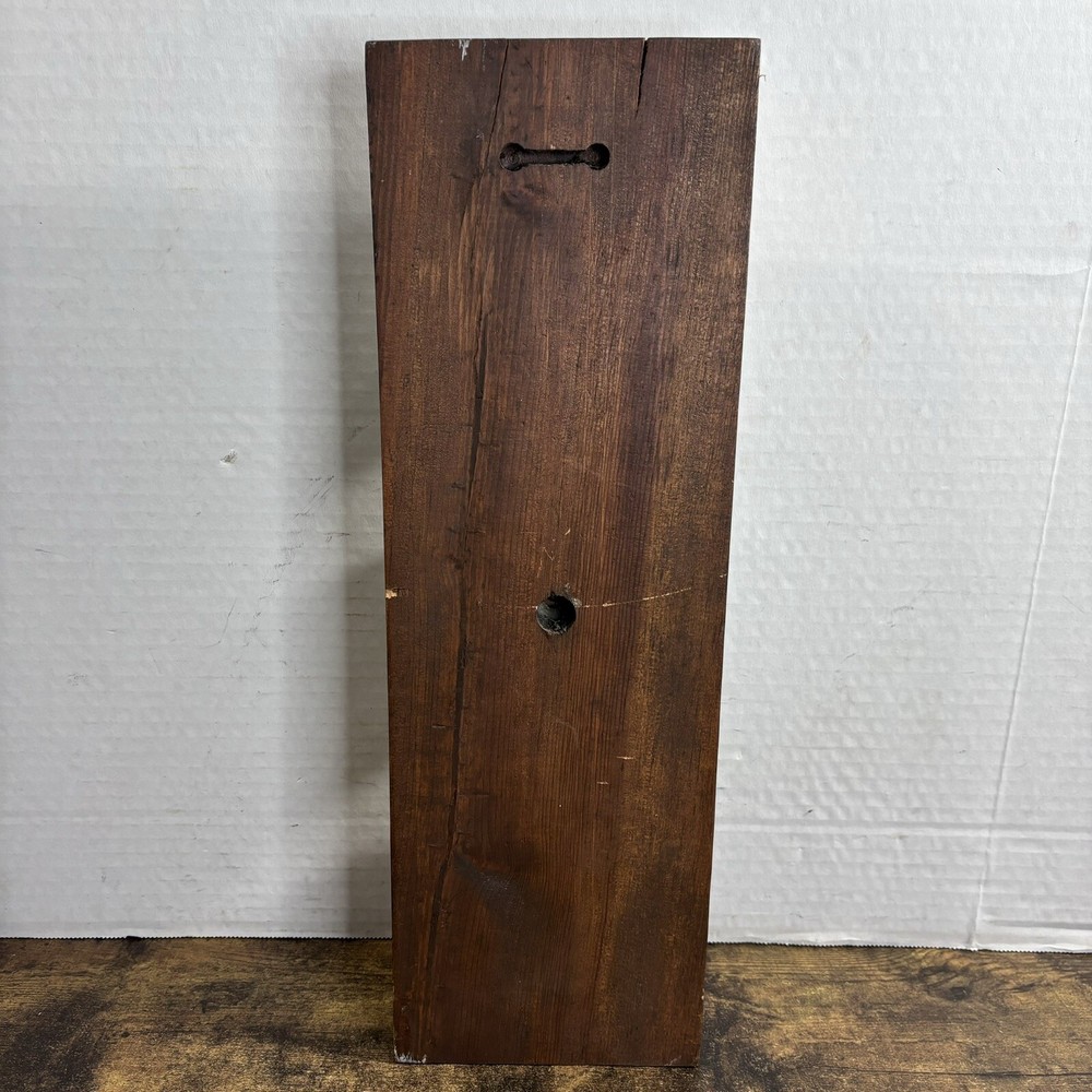 Vintage Taylor Thermometer Hygrometer Weather Station Combo On Solid Oak Panel