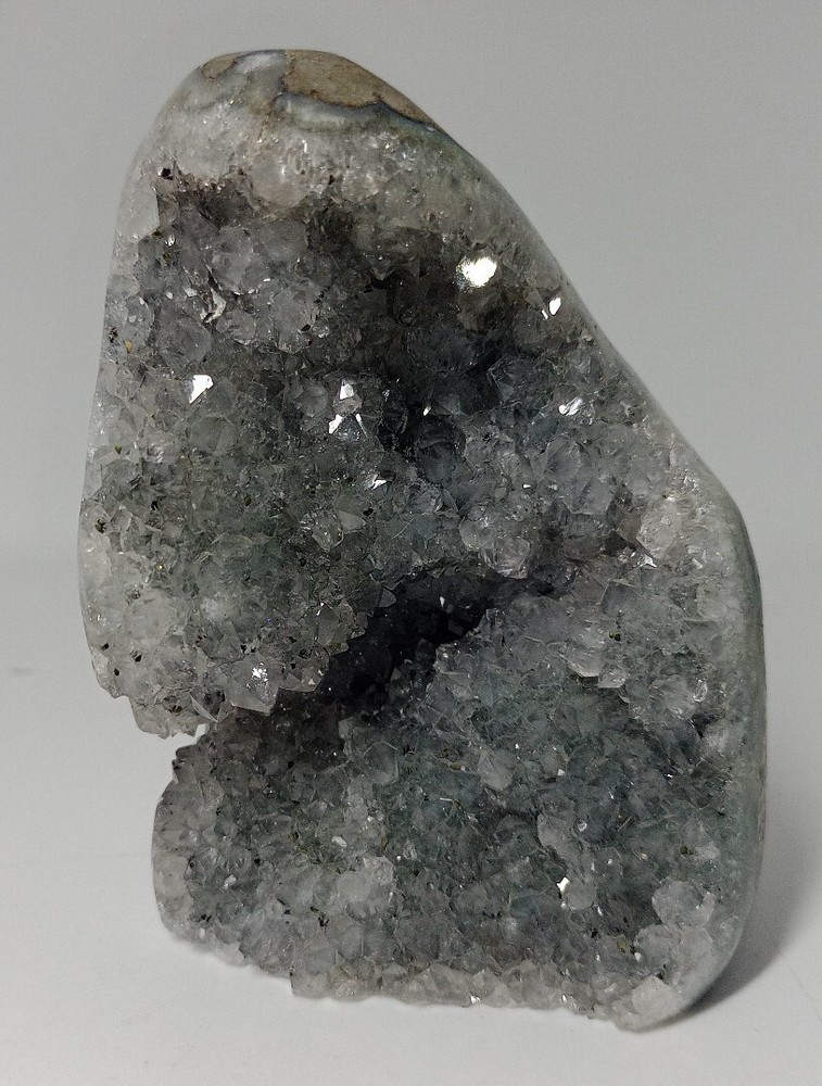 Gorgeous Silver Amethyst Crystal Cluster 1.5lb