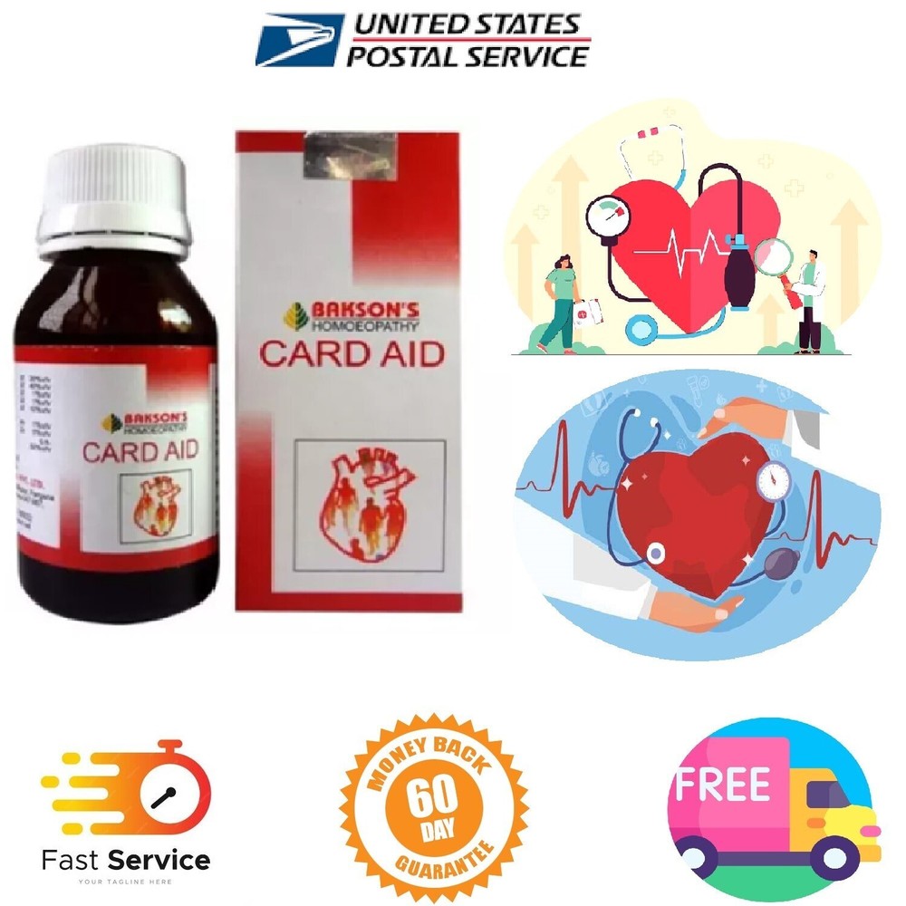 Bakson homoeopathy Card Aid Drops (30ml)