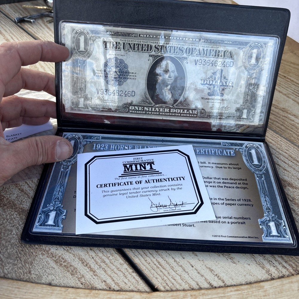 1923 horse blanket silver certificate