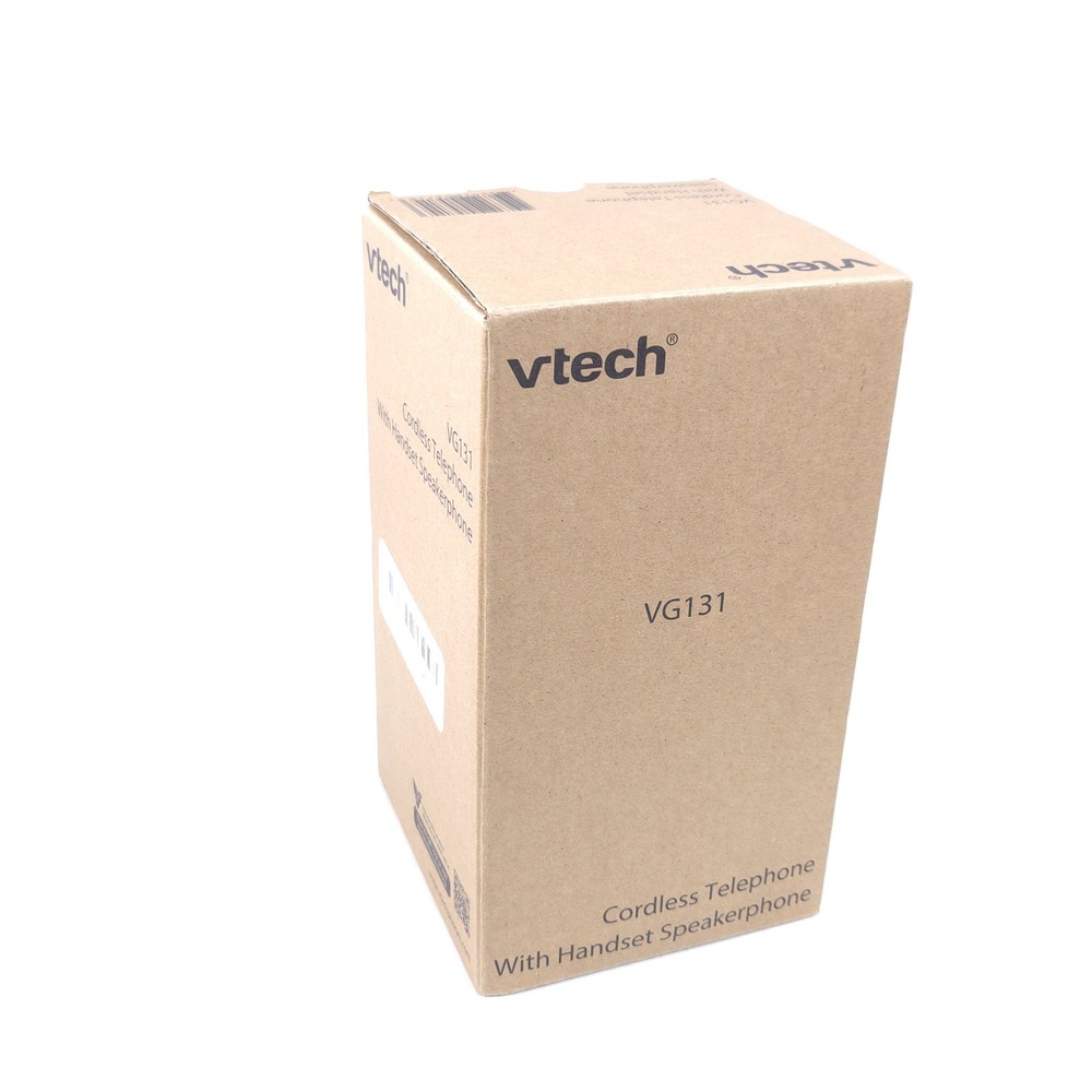 VTech VG131 DECT 6.0 Cordless Phone - Bluetooth Connection, Blue-White Display,