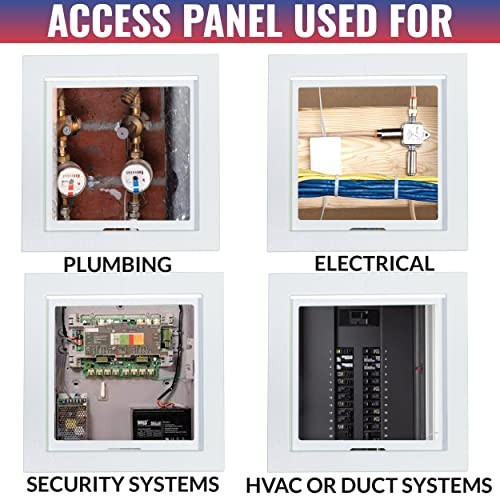 Access Panel - 12"x12" Drywall Access Panel for 12"x12" ID Access Panel-White