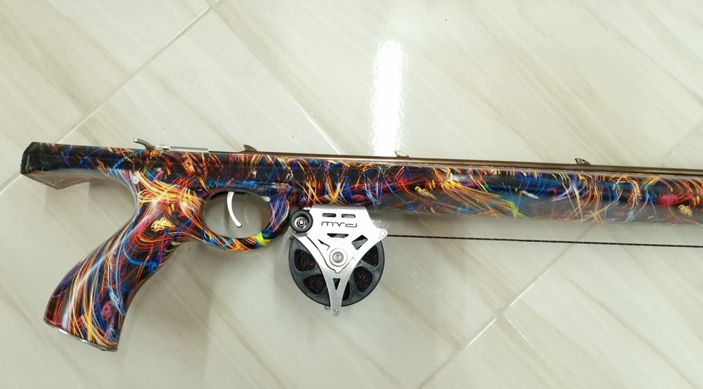 Wood Speargun Openhead 105 hydropaint