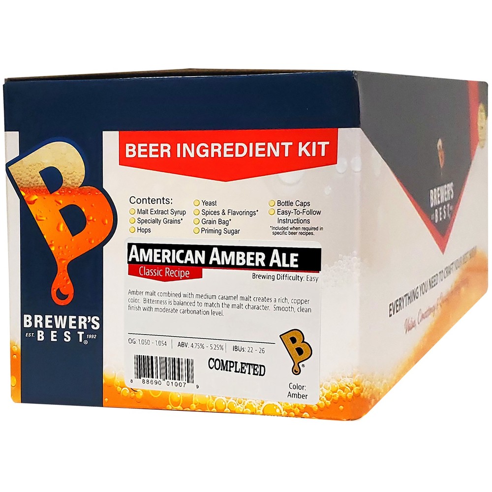 American Amber Ingredient Kit for Home Brew Beer Making - Extract Kit - Makes 5