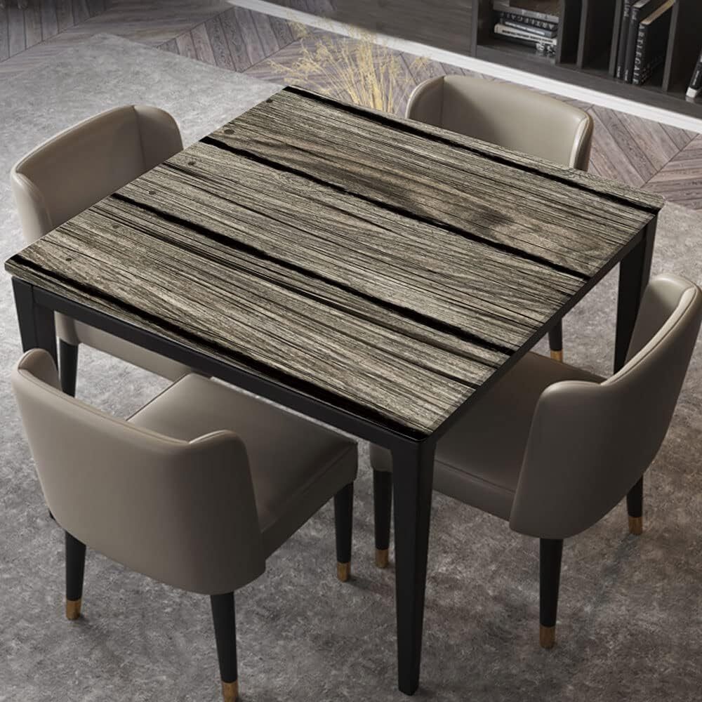 Square TableCloth Elastic Edged Fitted Table Cover Waterproof 100% Polyester