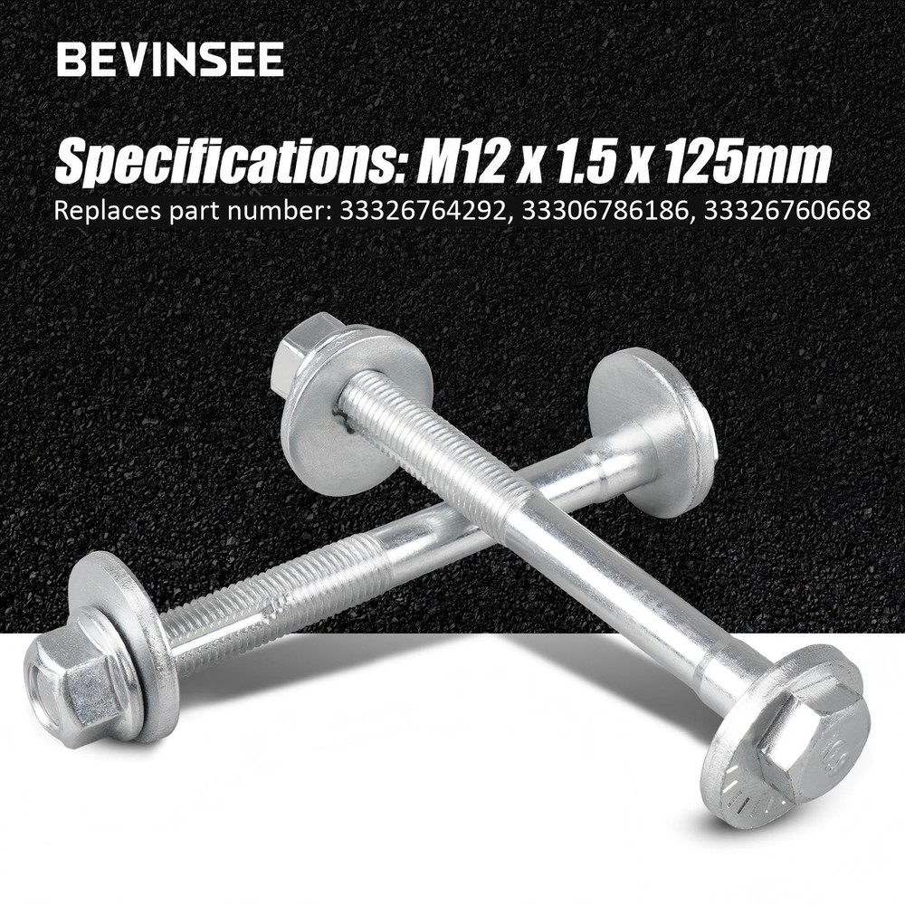 Rear Suspension Link Eccentric Camber Bolt For BMW E82 E90 E91 E92 33326764292