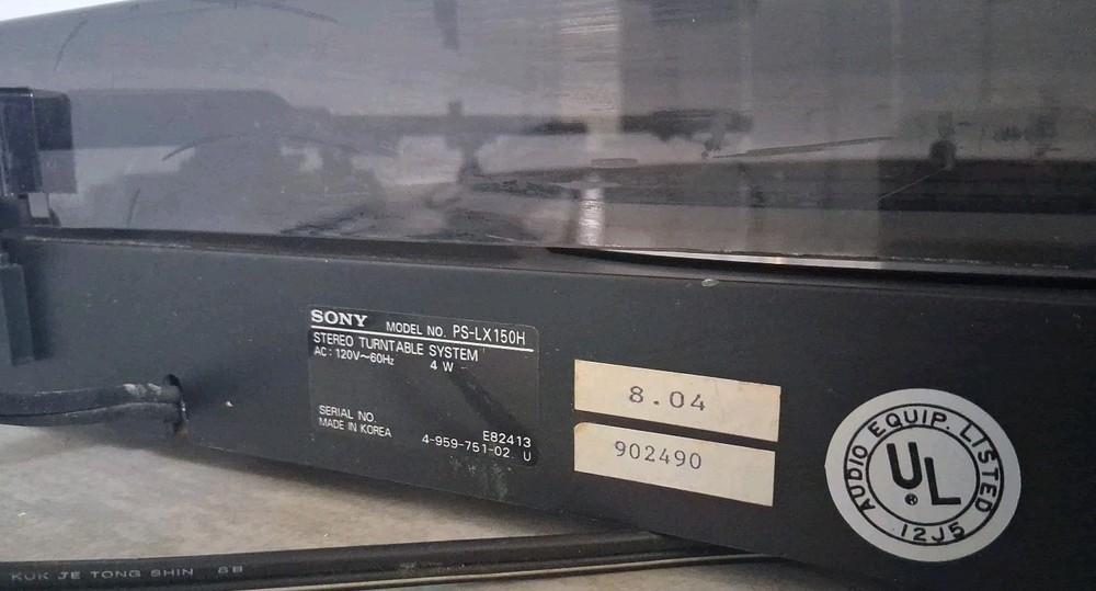 Sony Servo Controlled Automatic Stereo Turntable System PS-LX150H - Untested