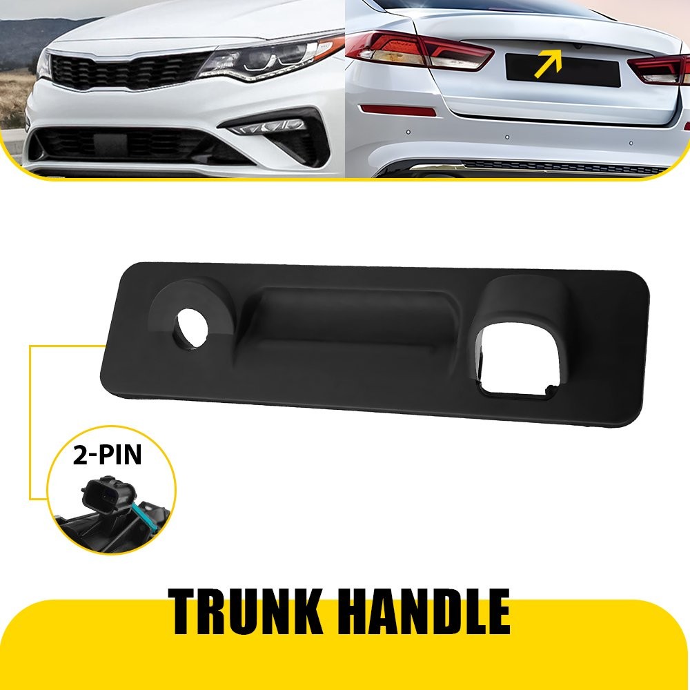 Outside Trunk Lid Lock Tailgate Handle Release Handle for 2016-20 Kia Optima EOU