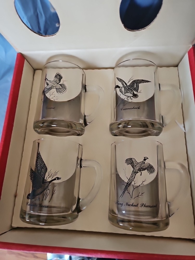 Tankard Beverage Set Fowl Game Birds