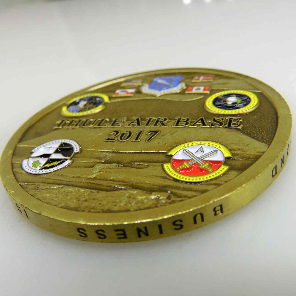 THULE AIR BASE 2017 AIRFIELD OPERATIONS CHALLENGE COIN