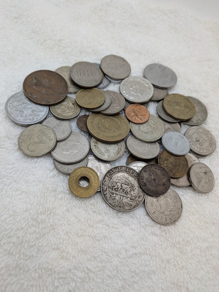 50 World Coins from 50 Different Countries Great Variety