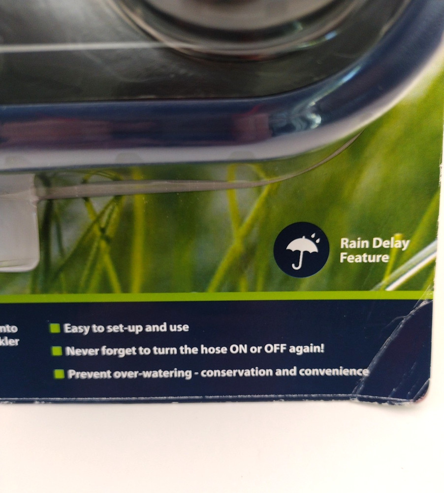 Ray Padula 1-Zone Programmable Electronic Sprinkler Timer for Yard Garden Hose