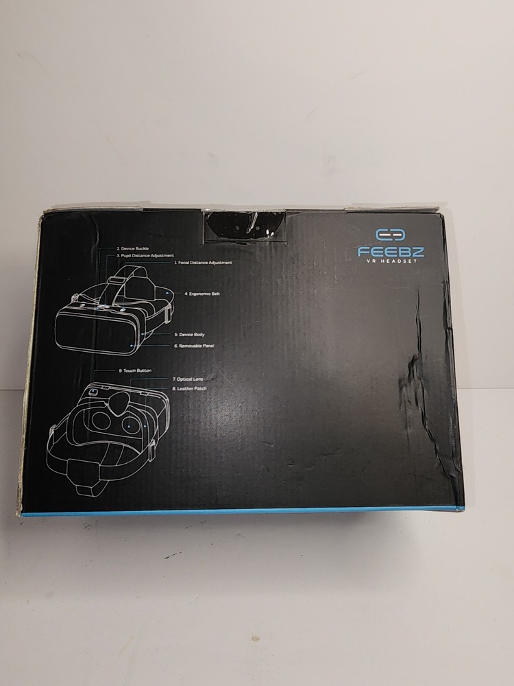 Feebz Vr Headset Blue Black