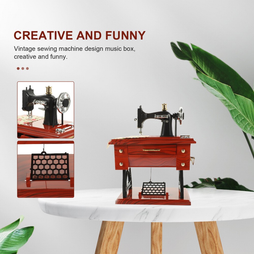 Sewing Machine Sewing Machine Statue Musical Box Musical Sewing Machine