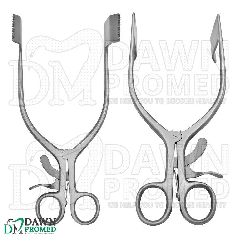 4 Pcs Meyerding Self-Retaining Laminectomy Retractor 8" Different Blades Set