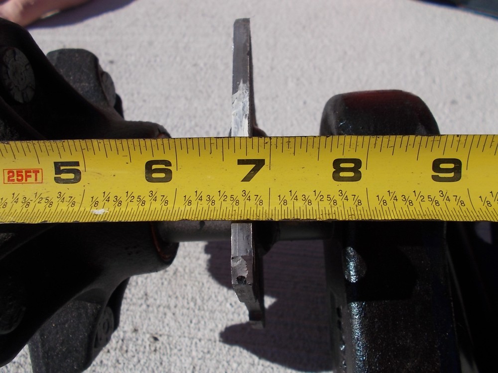 Pair of 1000# Torsion half axles w 22 UP Start angle Trailer Lower Deck Camper