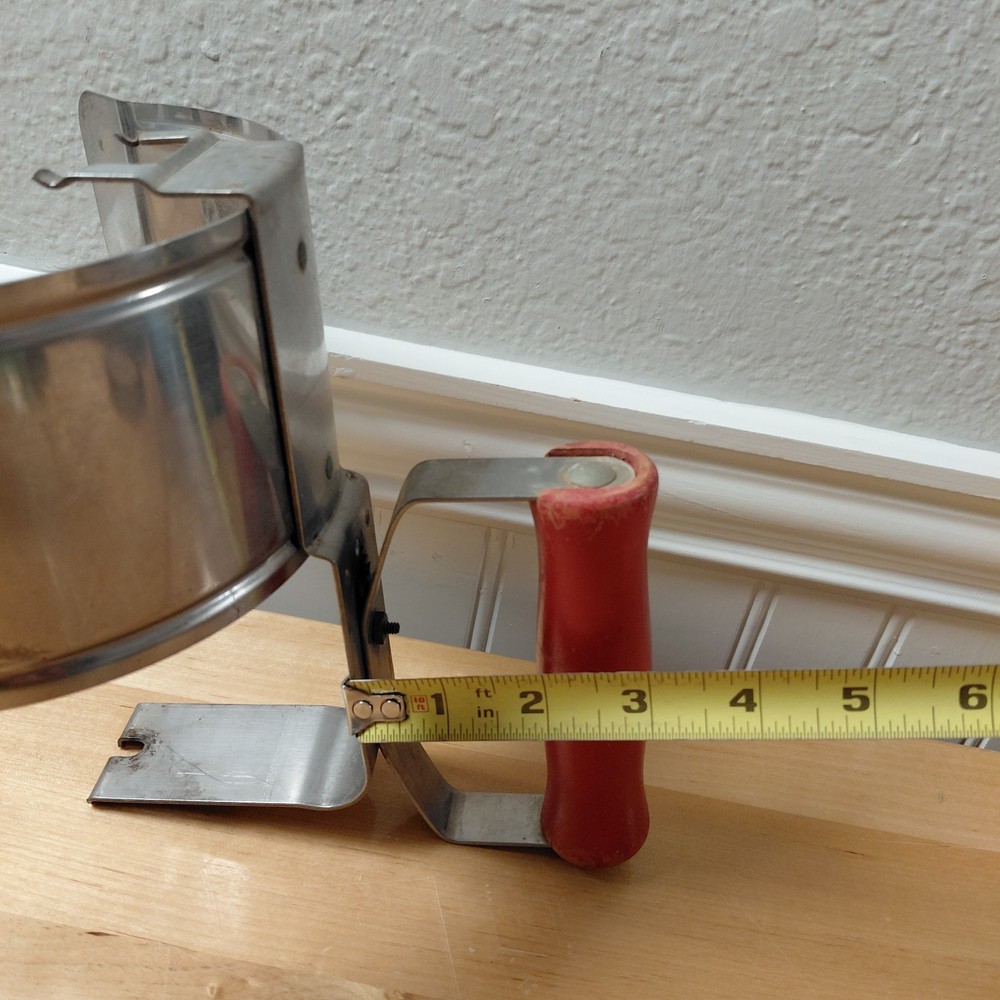 Vintage Coleman Lantern 200 Red Handle Reflector - USED