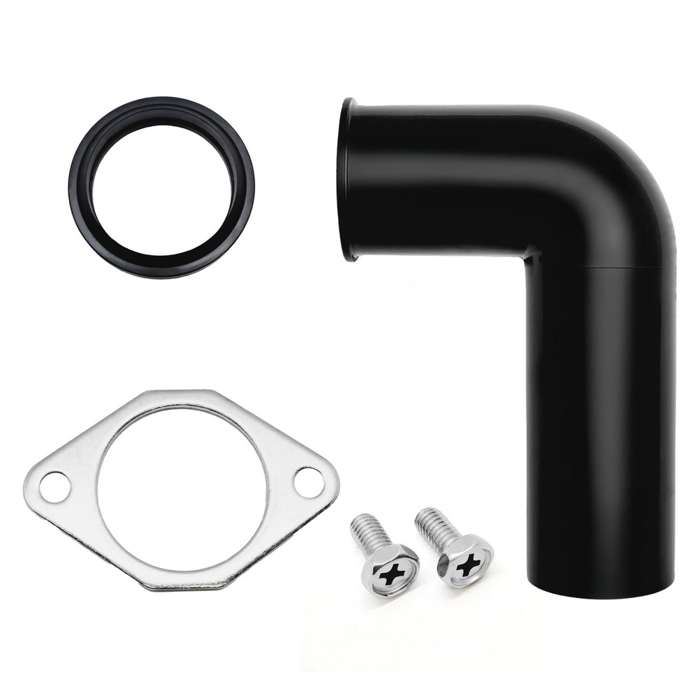 Mr. Scrappy Garbage Disposal Drain Elbow Replacement Kit - Includes Black
