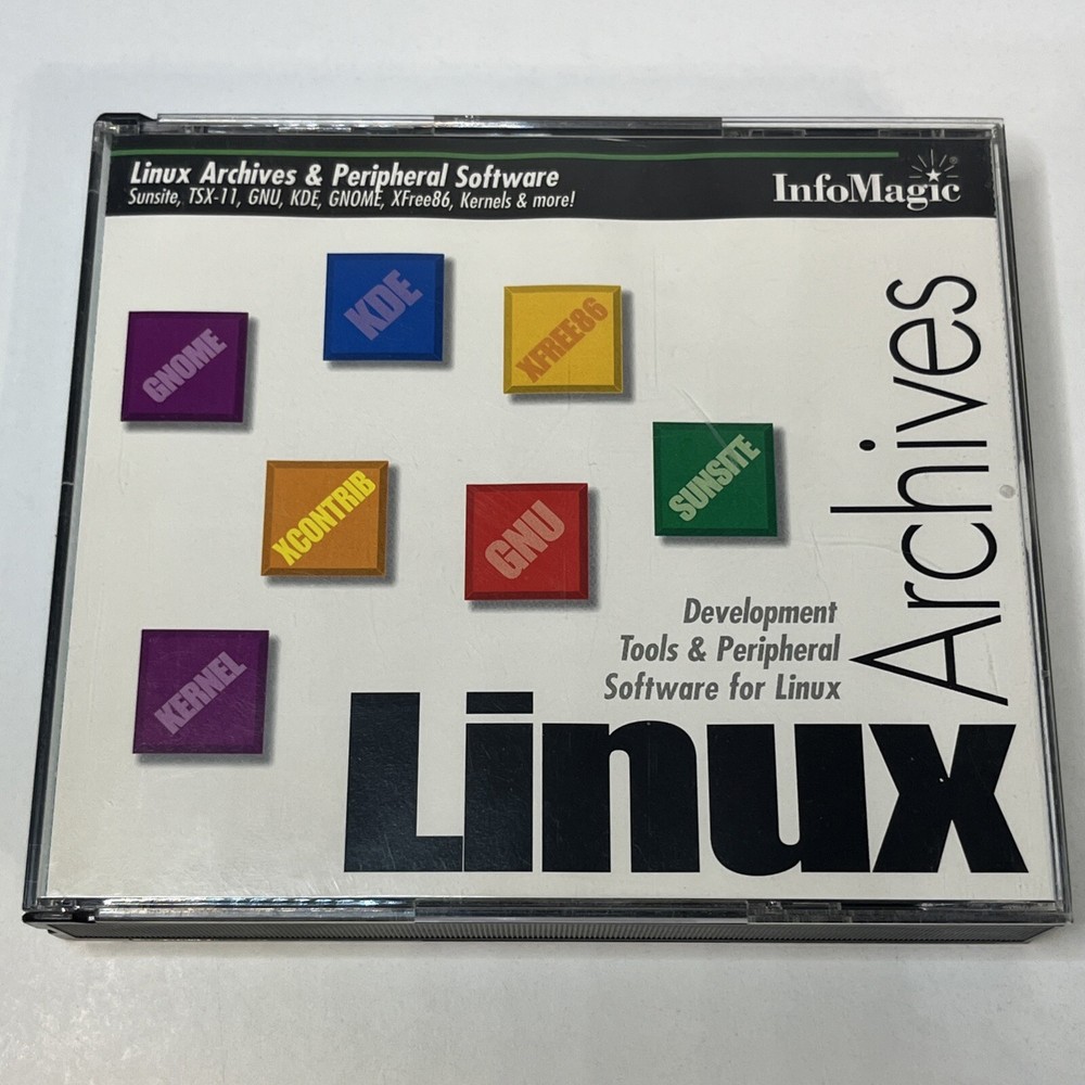 InfoMagic 6-CD Linux Archive Summer 1999 Tools & Software PC CD-ROM
