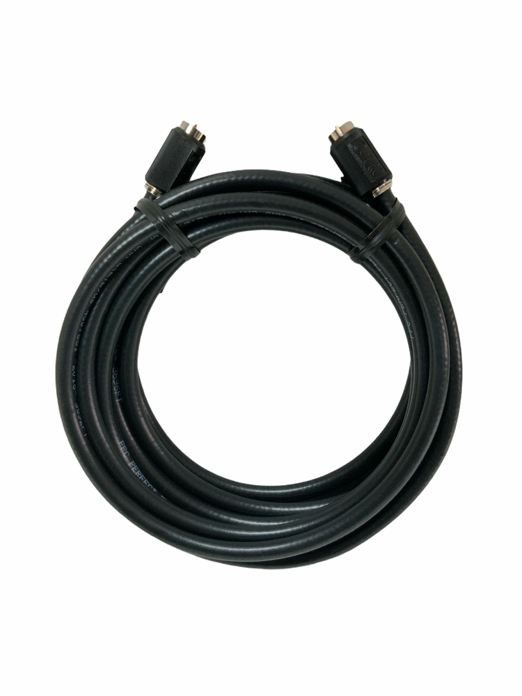 PPC COAXIAL 12' FT CABLE 18AWG FLEX 6 SERIES BLACK