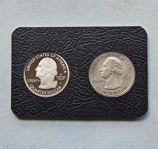 Duke Ellington Proof & Frederick Douglas Enhanced Proof 2pc Quarter Set