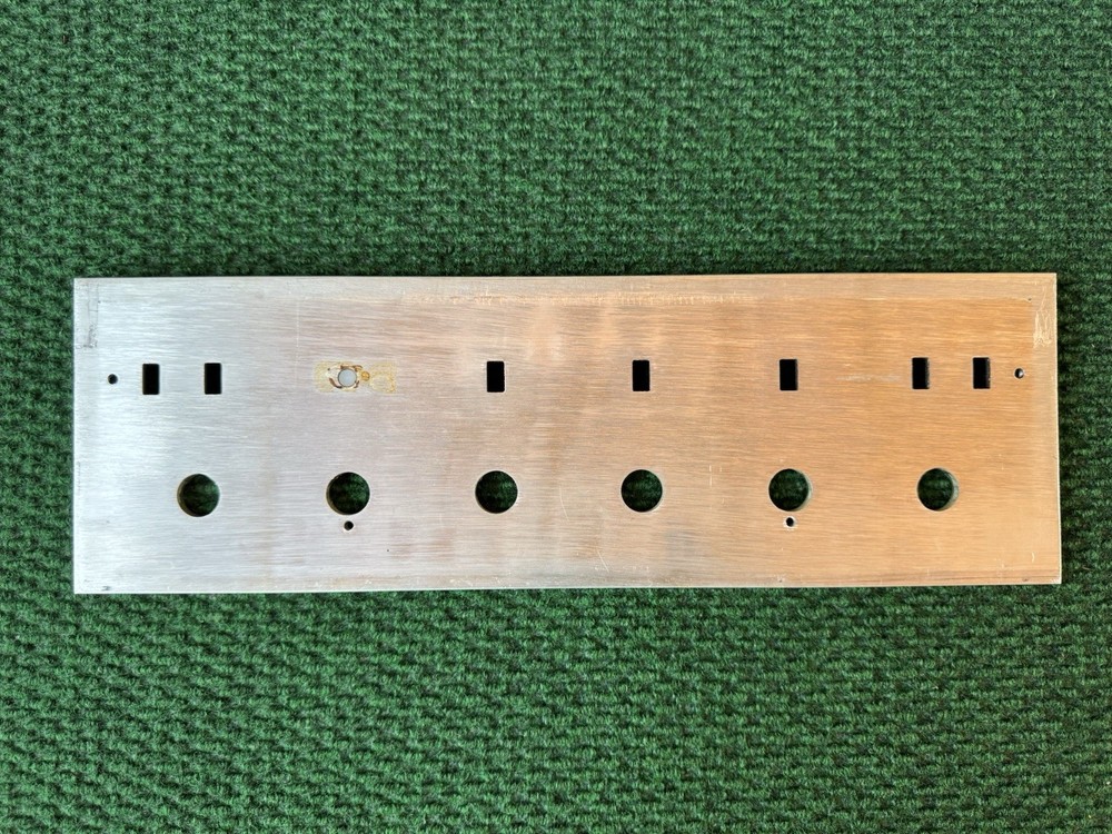 Eico Stereo Control Amplifier Model ST70 Face Plate