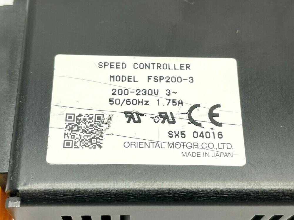 Oriental Motor FSP200-3 Speed Controller