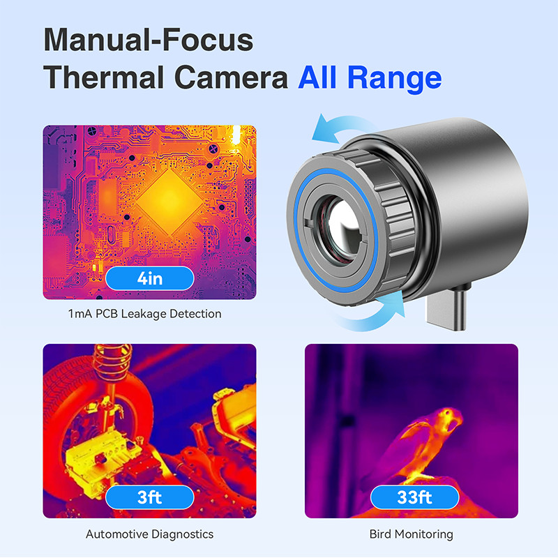 GTGUARD C210 512×384 Super Resolution Mobile Thermal Imager Camera for Android