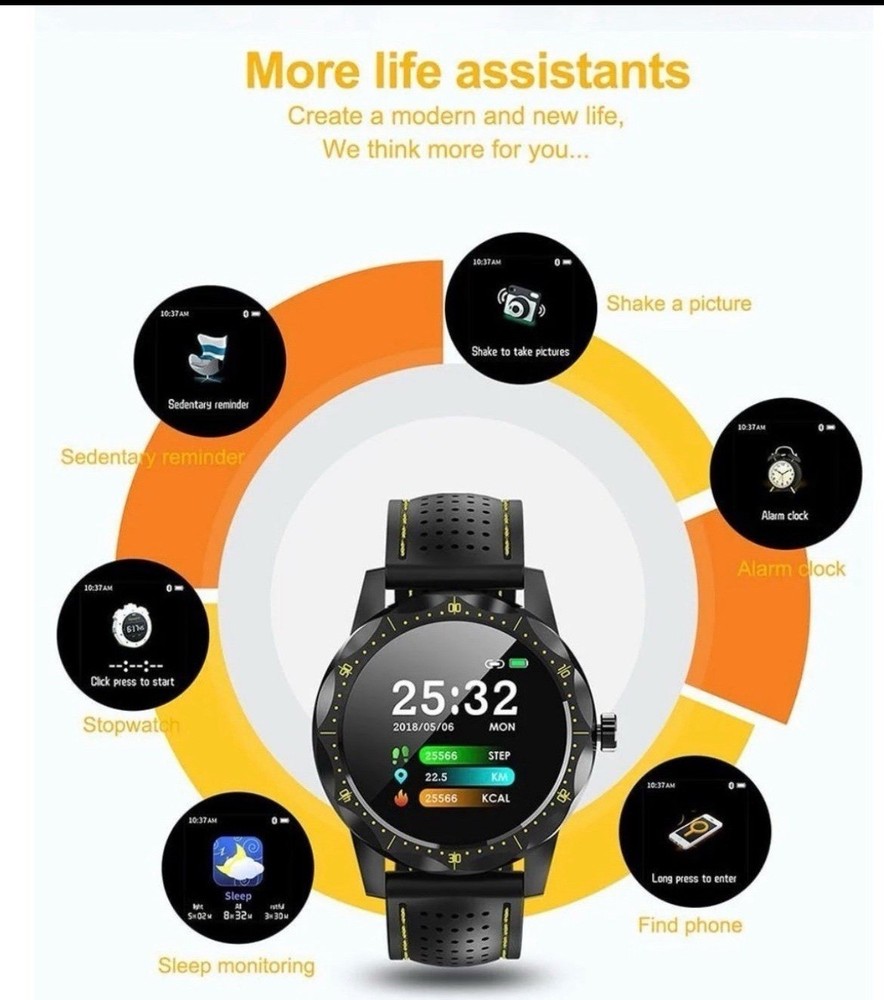 Fit and Connected: IP68 Smartwatch Chic