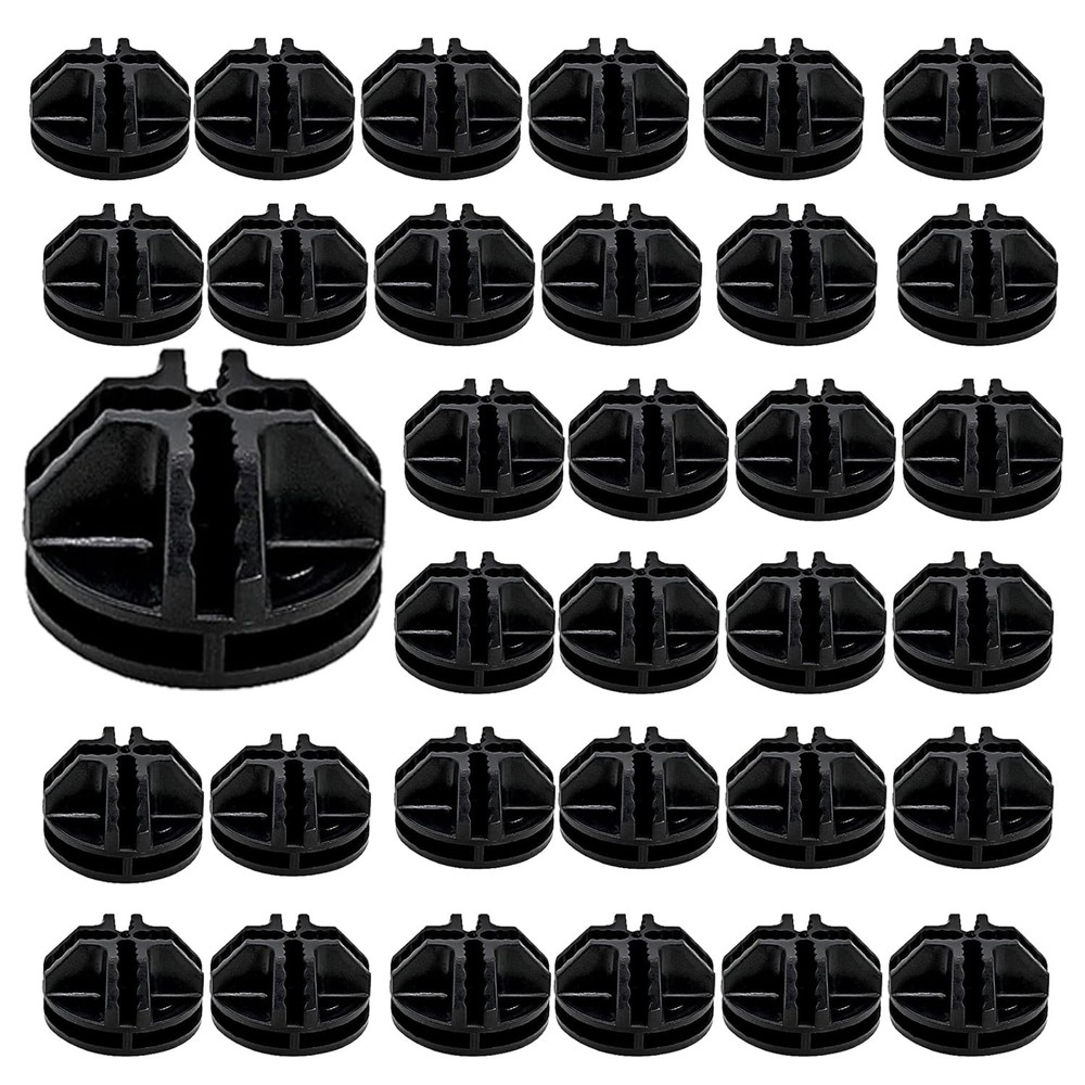 Wire Cube Connectors Black Plastic Storage Cube Connectors, for Modular Close...