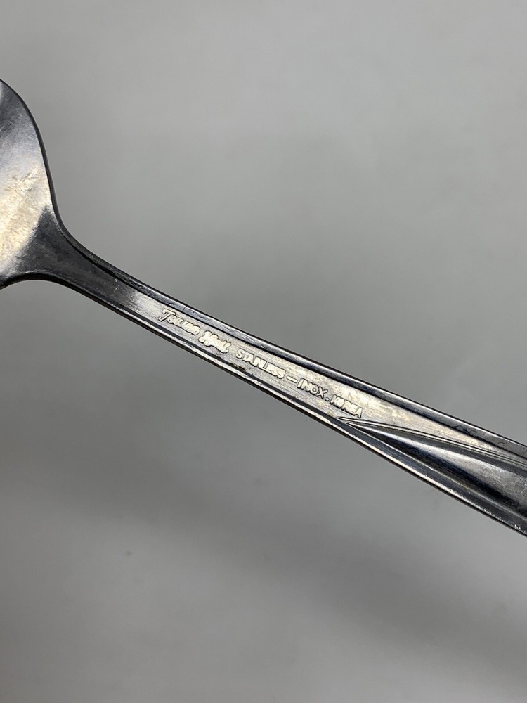 PLAIN COLD MEAT SERVING FORK BY TOWNE HALL STAINLESS INOX KOREA