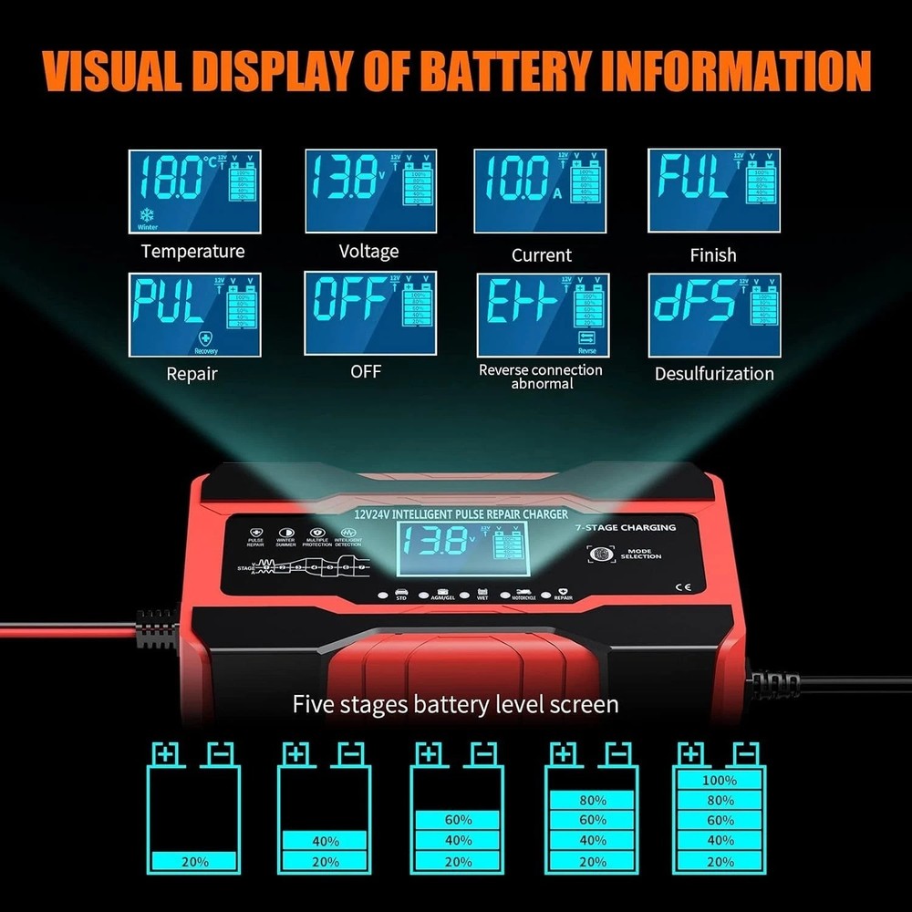 Fully-Automatic Desulfator Charger
