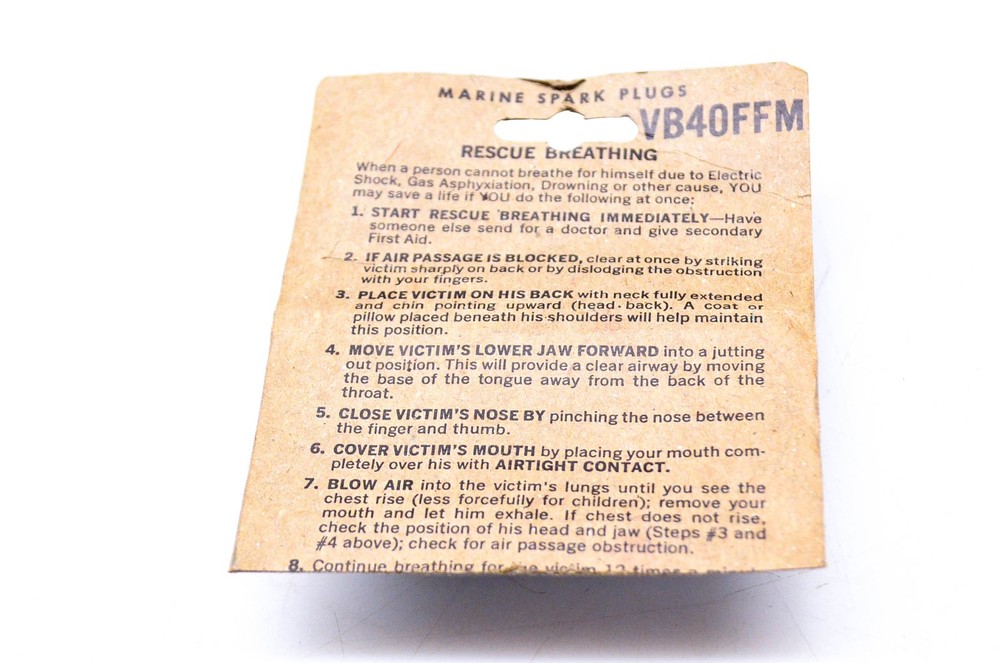 AC VB40FFM Marine Spark Plug NOS