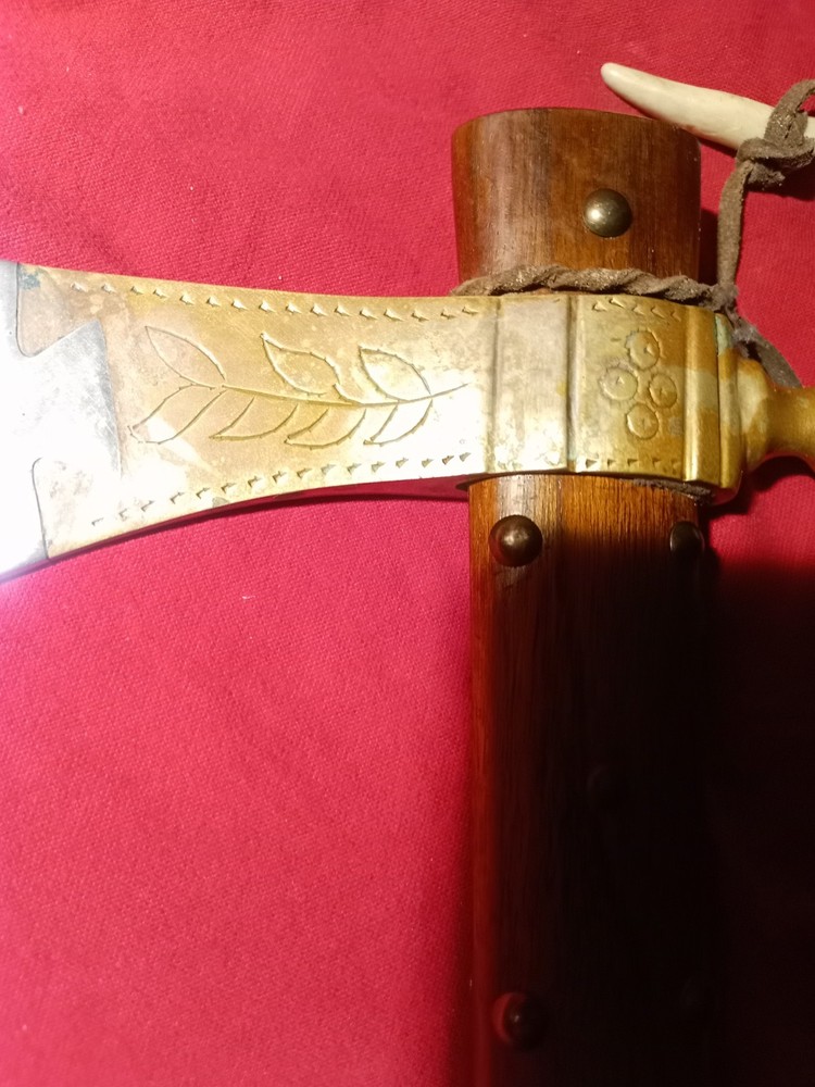 Brass Presentation Pipe Tomahawk