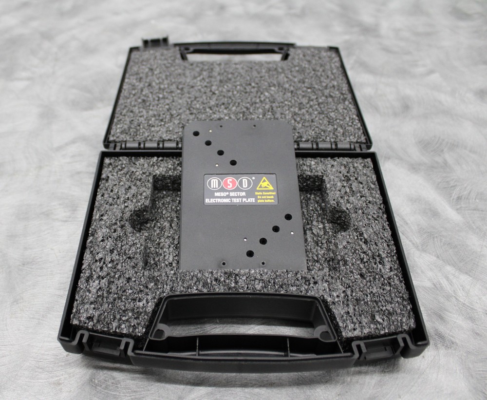 MSD Meso Sector Electronic Test Plate with Carrying Case