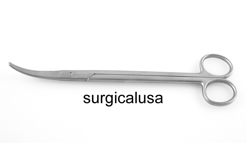 Jorgenson Scissors 9" Strongly Curved Blades Surgical Instruments