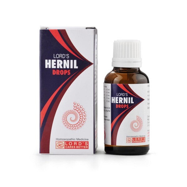 Lords Hernil Drops (30ml) Homeopathic Free Shipp