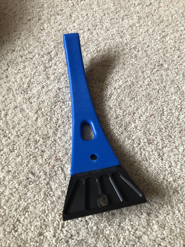 NEW MALLORY 10" BLUE PLASTIC ICE SCRAPER, #898
